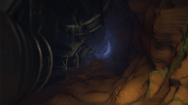 Illustration for article titled Predators concept art will cut you without missing a step